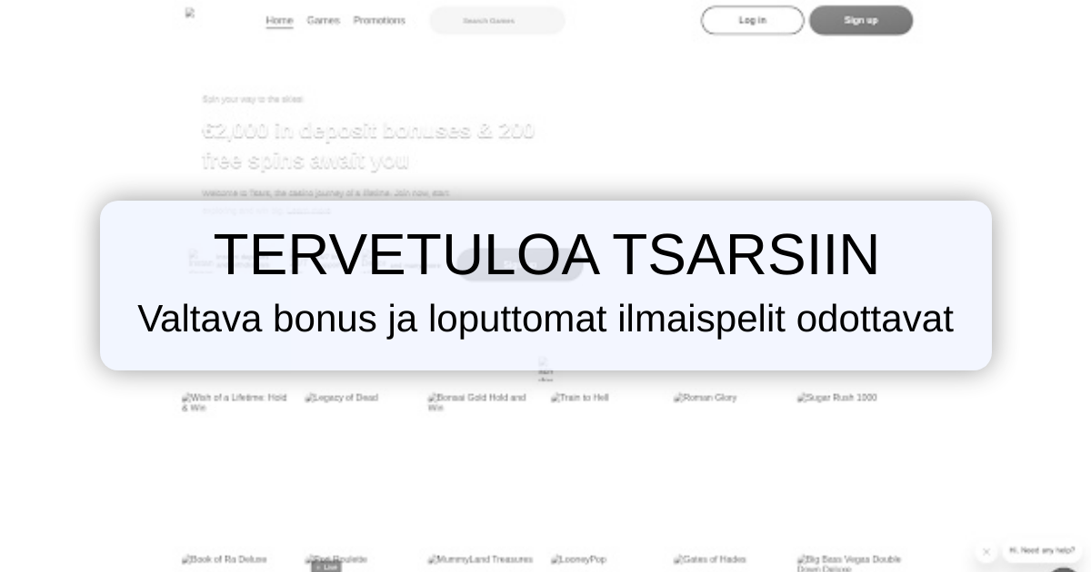 Tsars Casino Suomessa